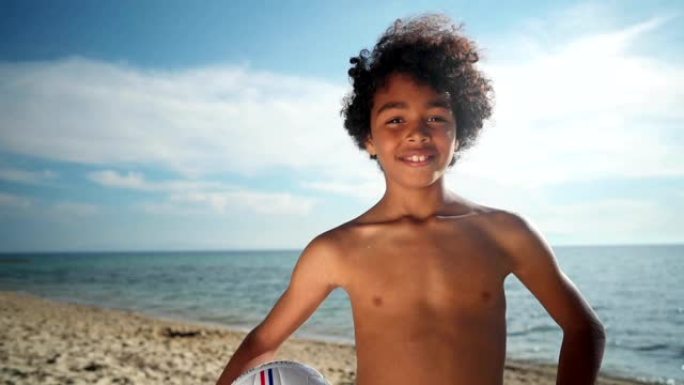 Portrait of smiling boy