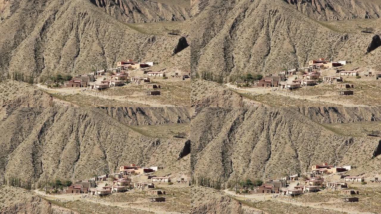 阿根廷Altiplano的小村庄。