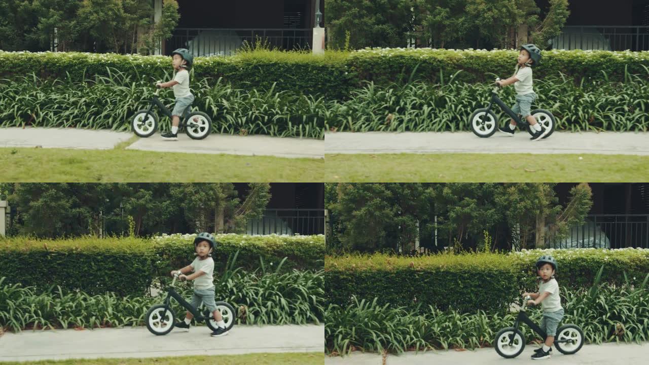 骑自行车的小男孩骑车的小孩子