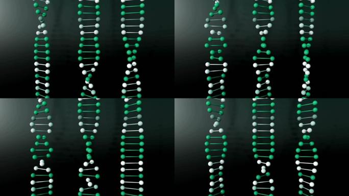 4k抽象DNA双螺旋。