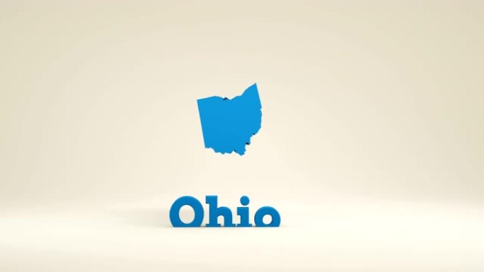 美国，俄亥俄州标志标识