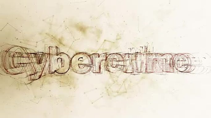 网络犯罪，网络安全，加密货币网络Concep