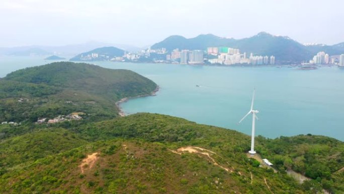香港南丫岛风力涡轮机系统的可再生能源
