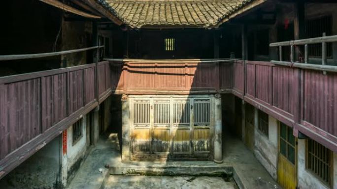 中国客家建筑延时古装美人中式宅院中式装修