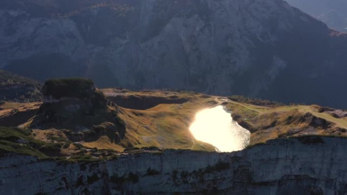 奥地利失败者山WS风景山和冰川湖