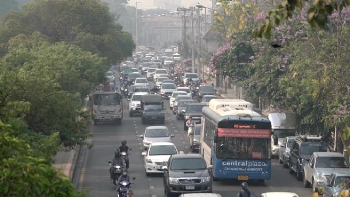 泰国清迈的CU实时空气污染