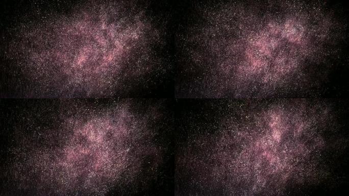 紫色粒子云-循环璀璨星空闪灵星空动态
