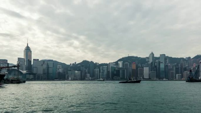 维多利亚港/香港的T/L WS全景