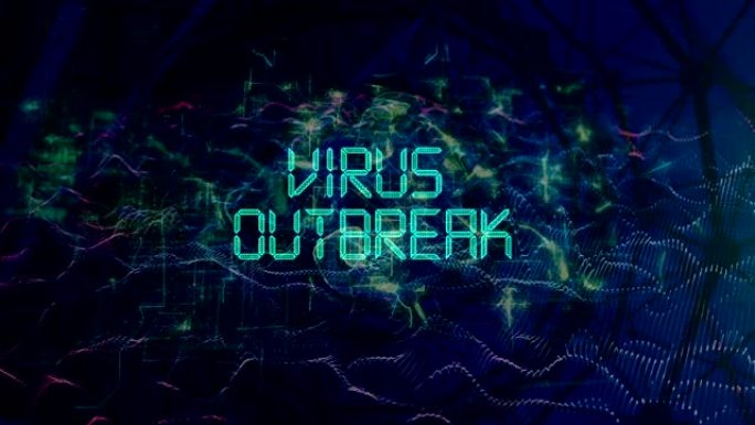 冠状病毒VOutbreak标题动画
