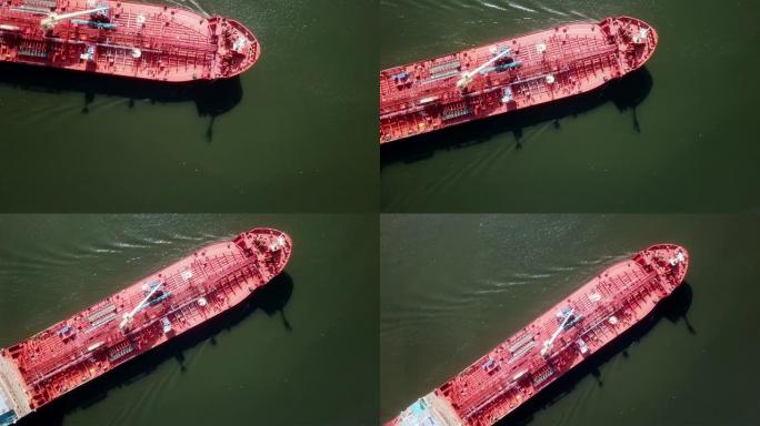 油轮航向实拍视频素材巨轮