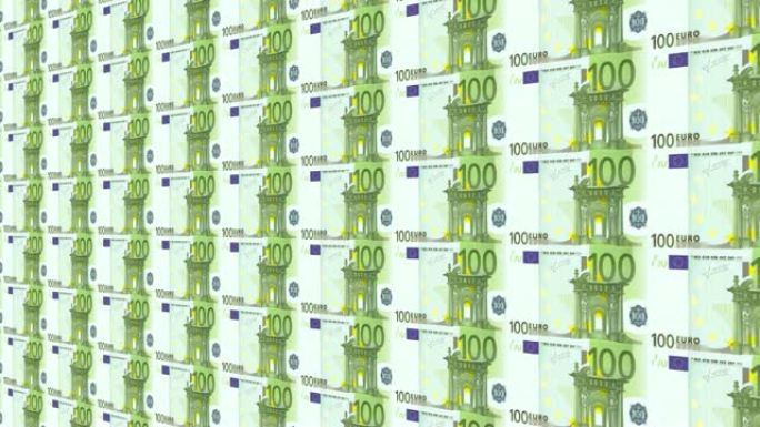 一百欧元100欧元货币经济危机