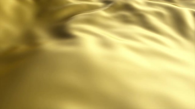 金色波浪背景金色丝绸布料背景金色真丝布料
