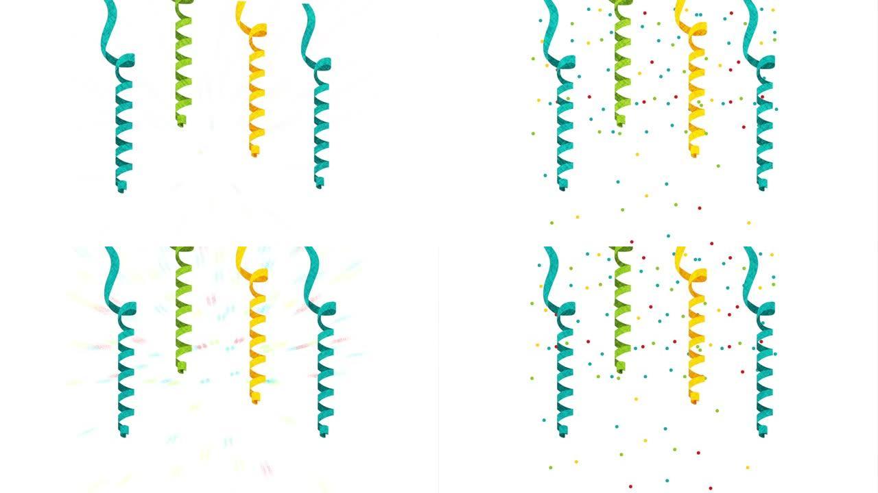 节日派对设计，视频动画