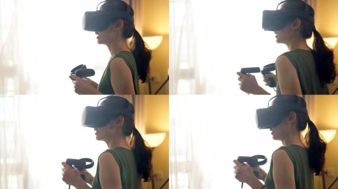 使用虚拟现实在家锻炼