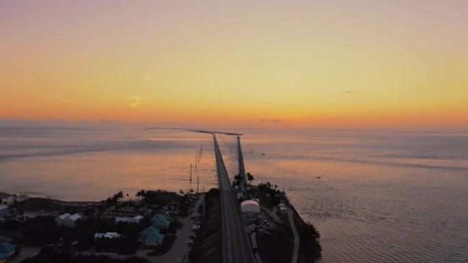 WS风景视图佛罗里达群岛七英里桥,佛罗里达,美国
