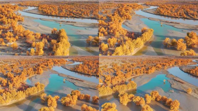 新疆鸟瞰图美景