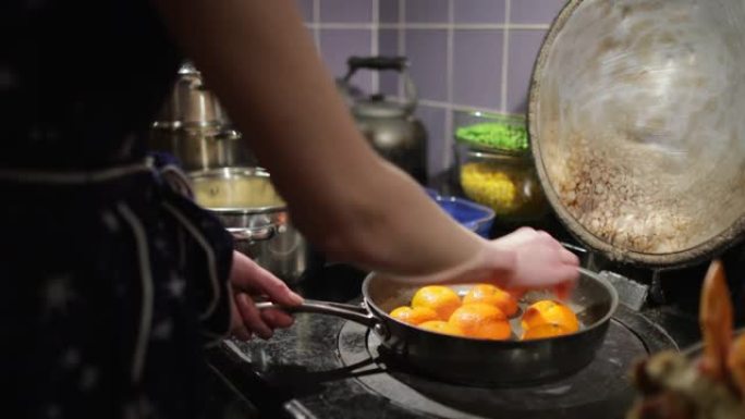 烹饪橙子外国美食家庭主妇家常菜