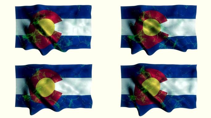 美国科罗拉多州州旗
