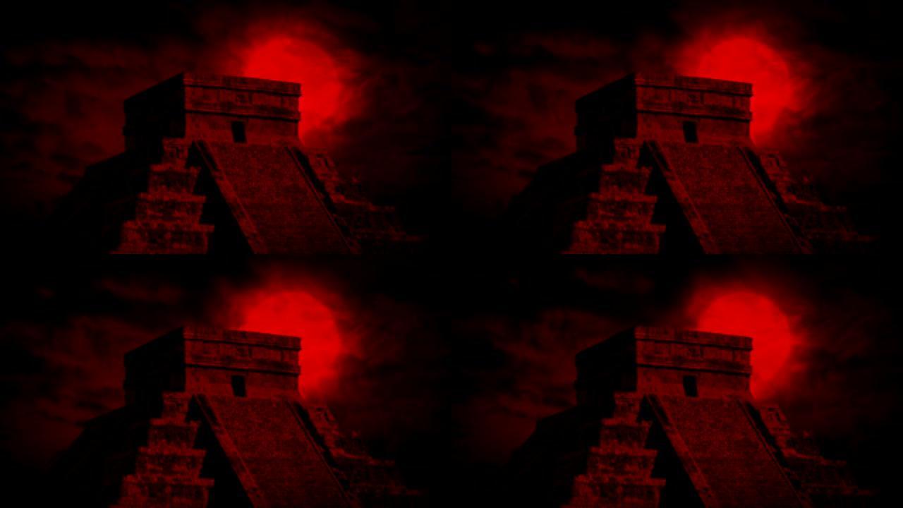 红太阳在古庙后面红太阳在古庙后面古城墙