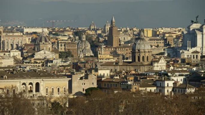 意大利老罗马的全景照片。