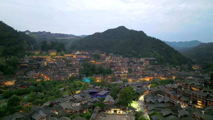 西江千户苗寨夜景