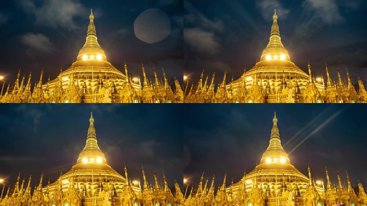Shwedagon宝塔仰光缅甸
