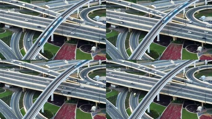 城市交通系统，道路交叉口/迪拜，阿联酋