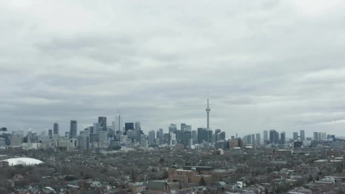 安大略省多伦多的4k空中拍摄。