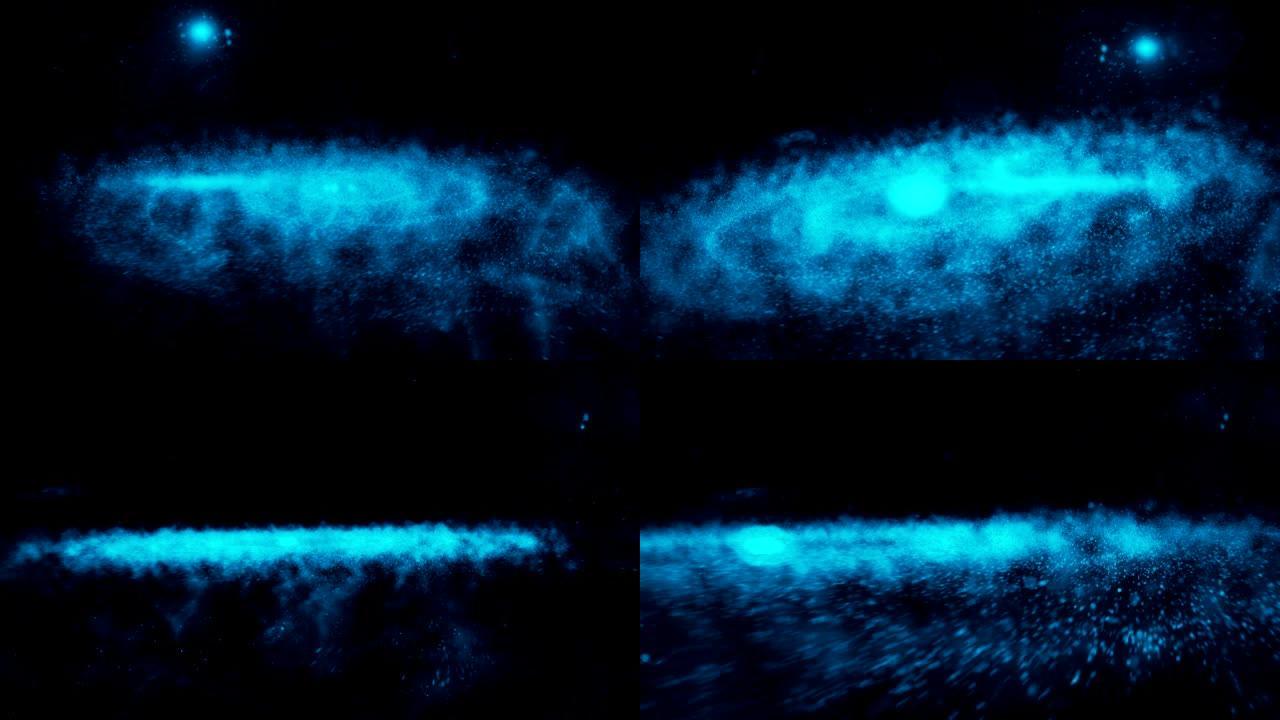 星云，星系，空间宇宙星云视频素材星光粒子