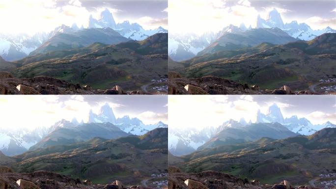 El Chalten (阿根廷巴塔哥尼亚) 的菲茨·罗伊山。