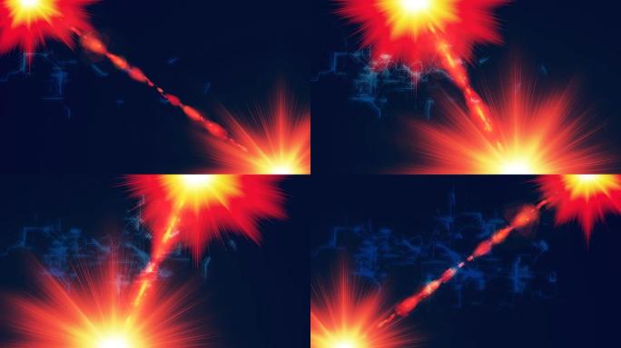 网络连接背景激光科技中子原子粒子对撞