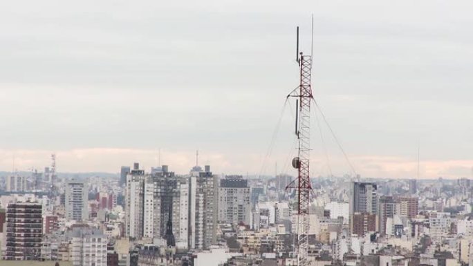 阿根廷布宜诺斯艾利斯市的天线塔。