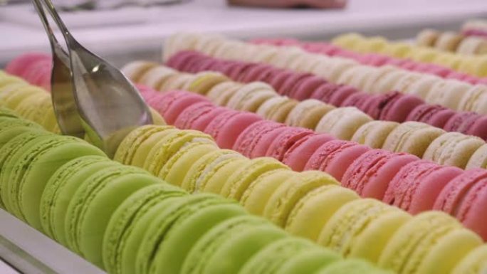 各种口味，口味和颜色的糕点甜点的组成。