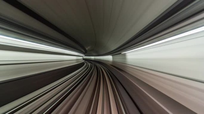 T/L地铁穿越隧道/迪拜，阿联酋