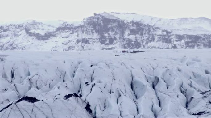 WS风景山冰川视图,冰岛