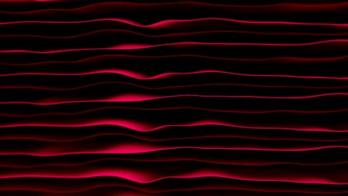 以波浪起伏为主题的抽象技术动画。