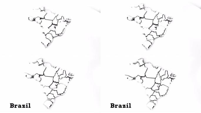 巴西地图板块