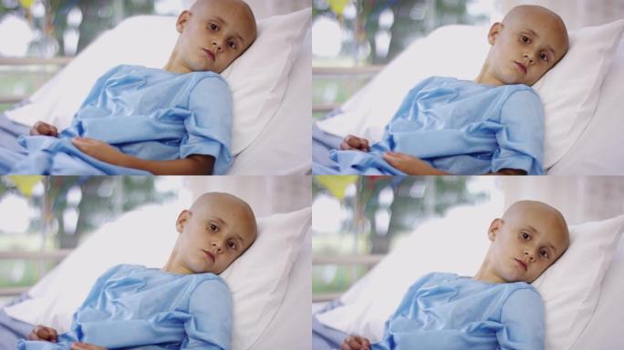 患有癌症的小男孩