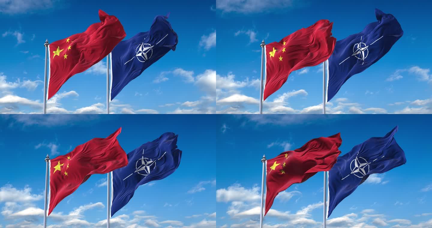中国-北约旗帜