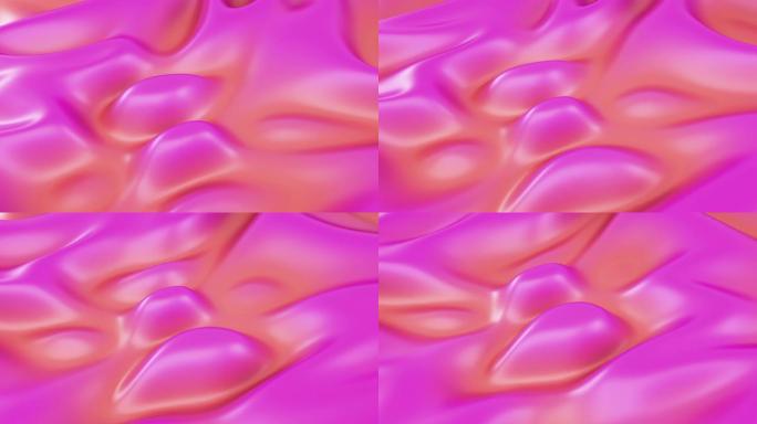亮粉色移动液体抽象现代背景