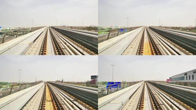迪拜的地铁迪拜的地铁列车火车