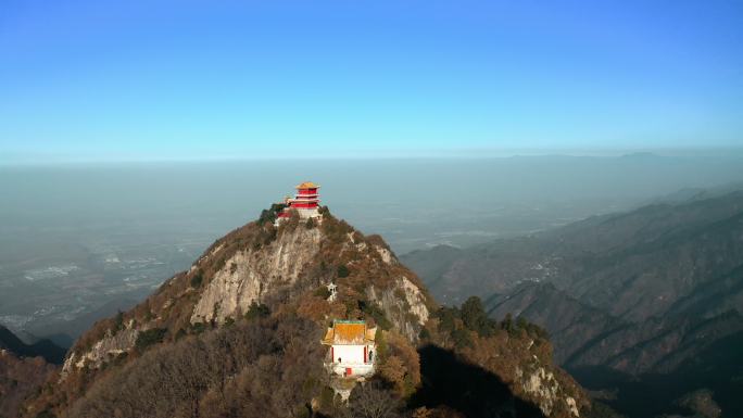 4k航拍陕西西安南五台山