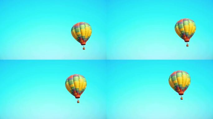 热气球卡通热气球热气球飞行
