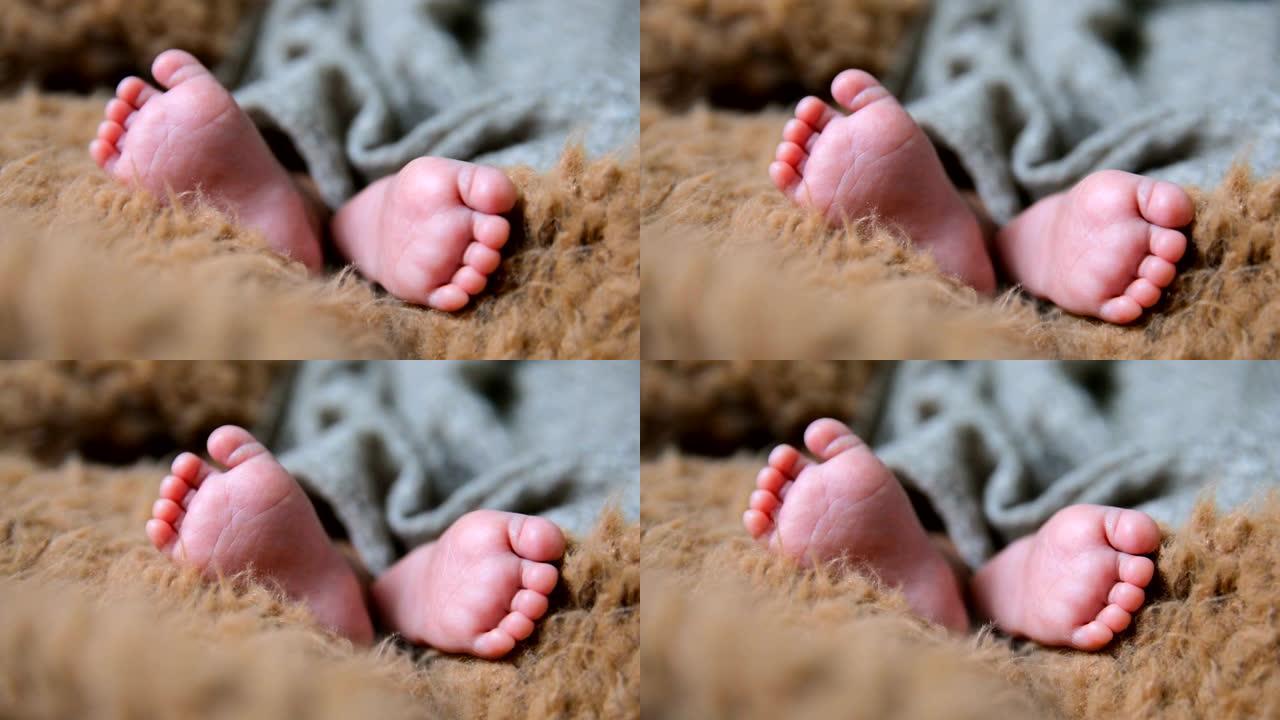 新生婴儿的小脚