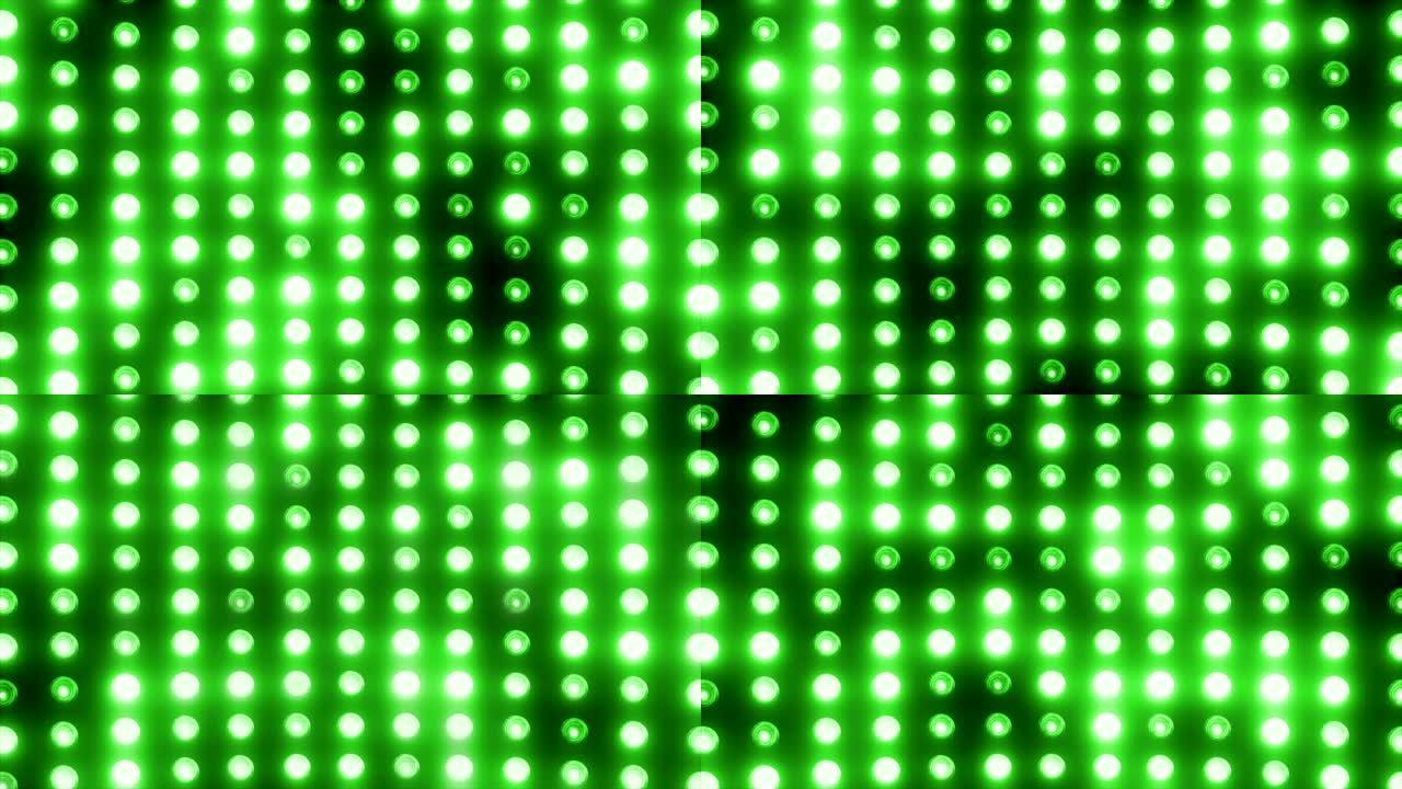 舞台可循环的派对绿色发光二极管灯墙