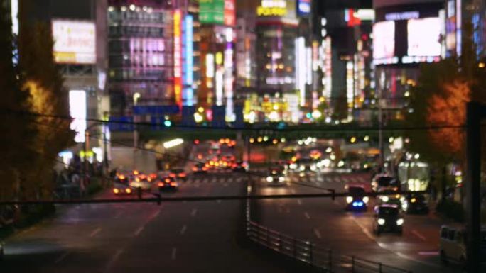 日本东京夜间照明