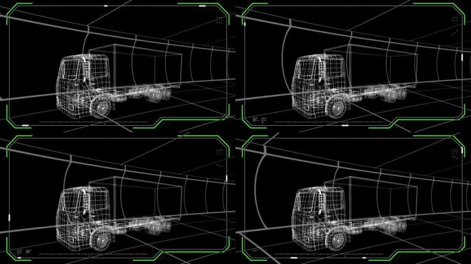 汽车3d技术图货车