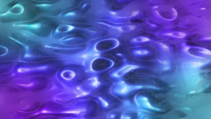 紫色蓝色和绿松石移动液体抽象现代背景