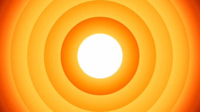 橙色动画圆形白色背景