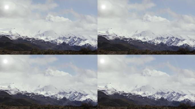 阿根廷巴塔哥尼亚的拉宁火山。